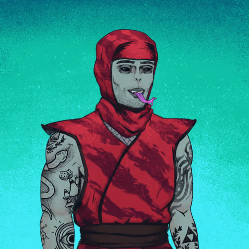 Tie Dye Ninja #1436