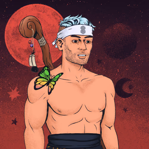 Tie Dye Ninja #6127
