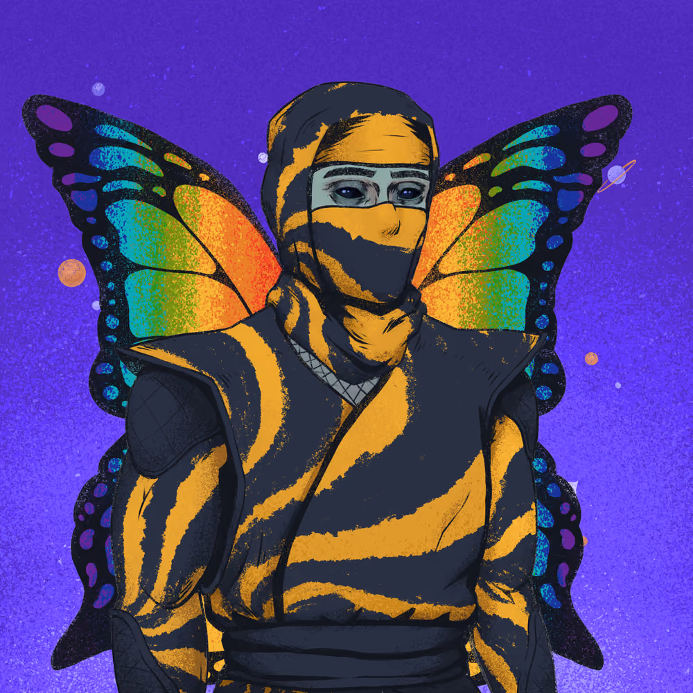 Tie Dye Ninja #7754