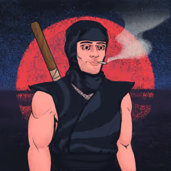Tie Dye Ninja #3014