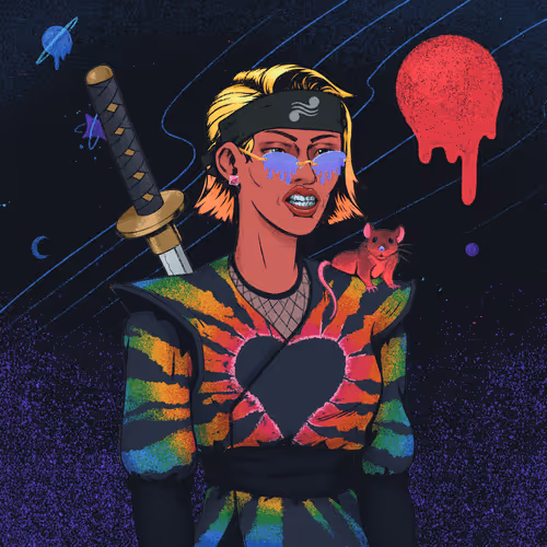 Tie Dye Ninja #2491