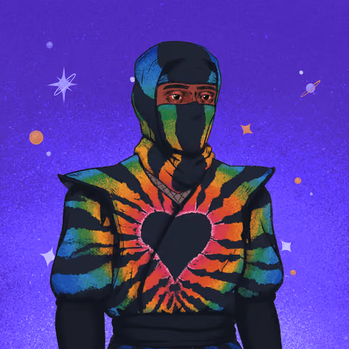 Tie Dye Ninja #6568