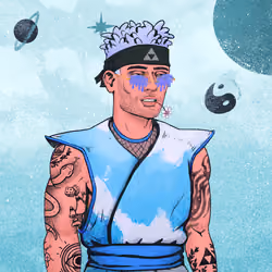 Tie Dye Ninja #7160