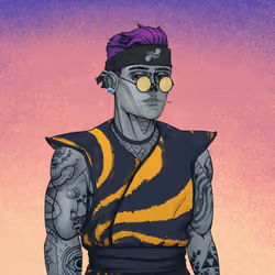 Tie Dye Ninja #519
