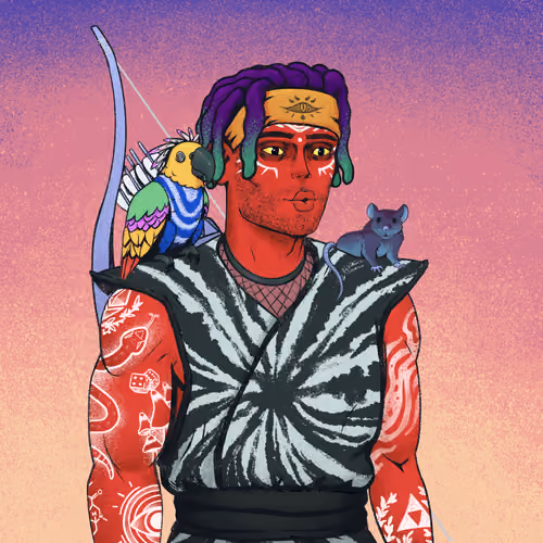 Tie Dye Ninja #2416