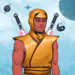 Tie Dye Ninja #4144