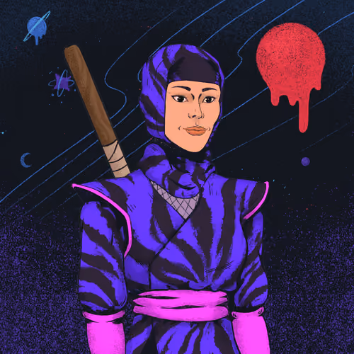 Tie Dye Ninja #7569