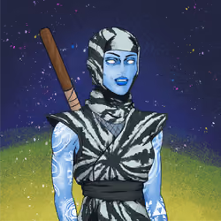 Tie Dye Ninja #6177