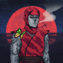 Tie Dye Ninja #3945