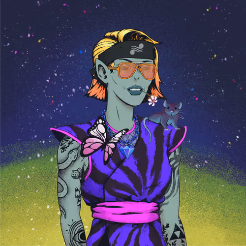 Tie Dye Ninja #870