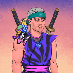 Tie Dye Ninja #1692