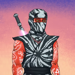 Tie Dye Ninja #6296
