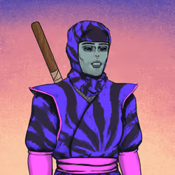 Tie Dye Ninja #2444
