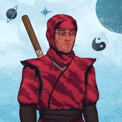 Tie Dye Ninja #6822