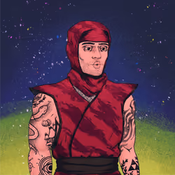 Tie Dye Ninja #2908