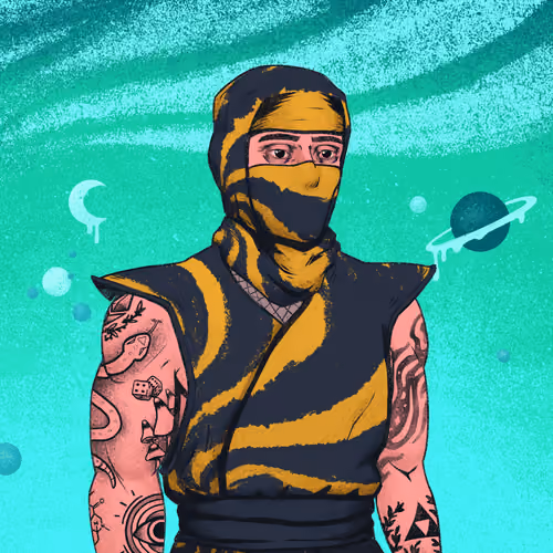 Tie Dye Ninja #4894