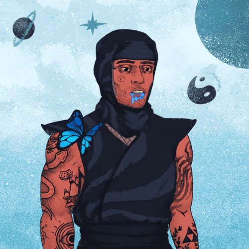 Tie Dye Ninja #4515