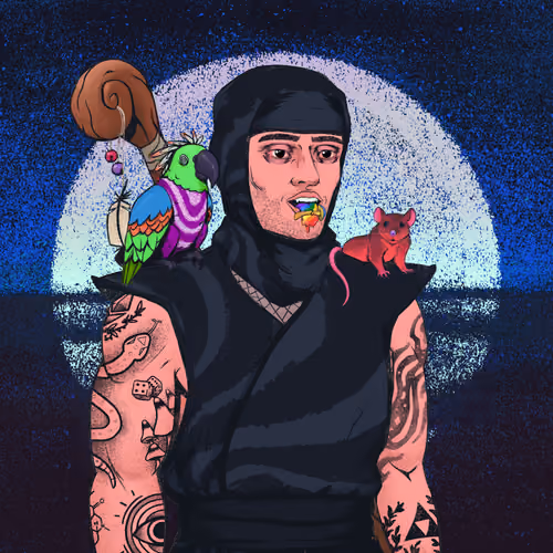 Tie Dye Ninja #1025