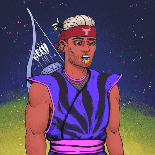 Tie Dye Ninja #4759