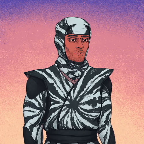 Tie Dye Ninja #7744