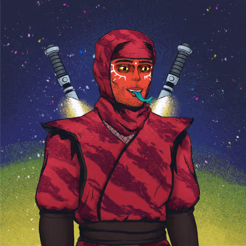 Tie Dye Ninja #2443