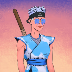 Tie Dye Ninja #1371
