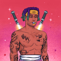 Tie Dye Ninja #7554