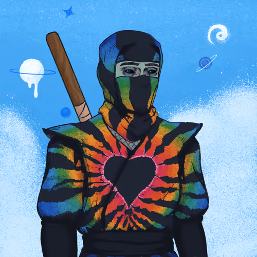Tie Dye Ninja #4933