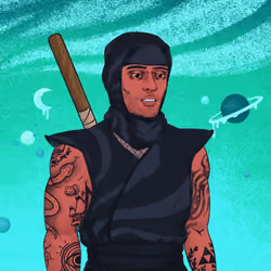Tie Dye Ninja #3354