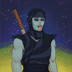 Tie Dye Ninja #3684