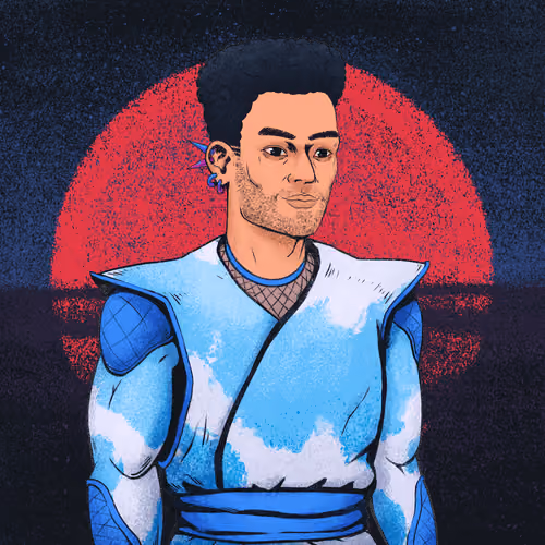 Tie Dye Ninja #1544