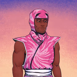 Tie Dye Ninja #4541