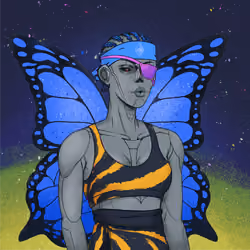 Tie Dye Ninja #1254