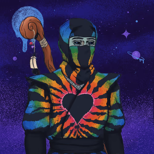 Tie Dye Ninja #1304