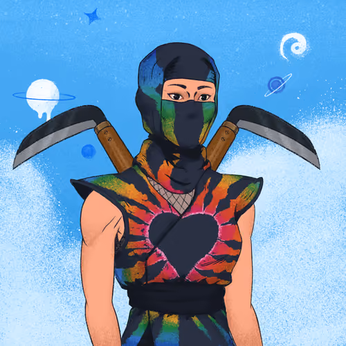 Tie Dye Ninja #6379