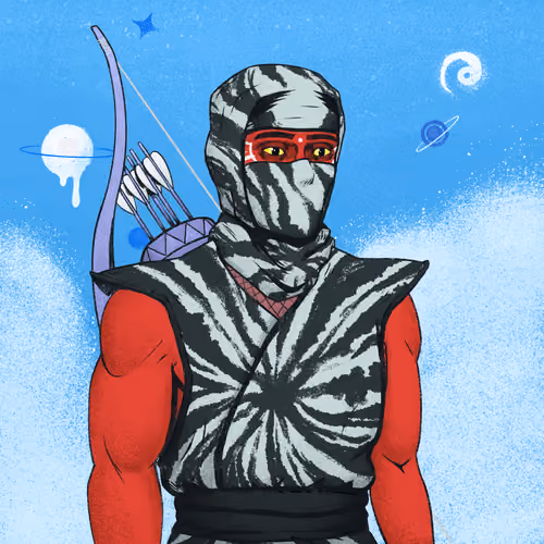 Tie Dye Ninja #2709