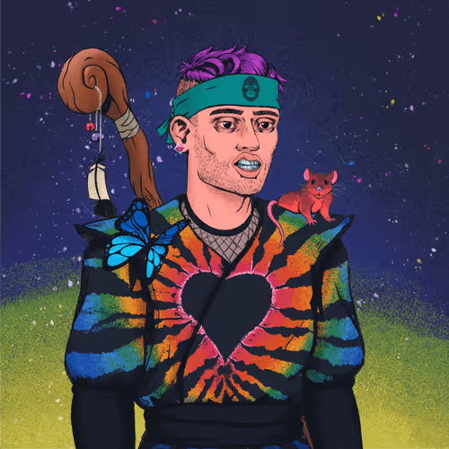 Tie Dye Ninja #621