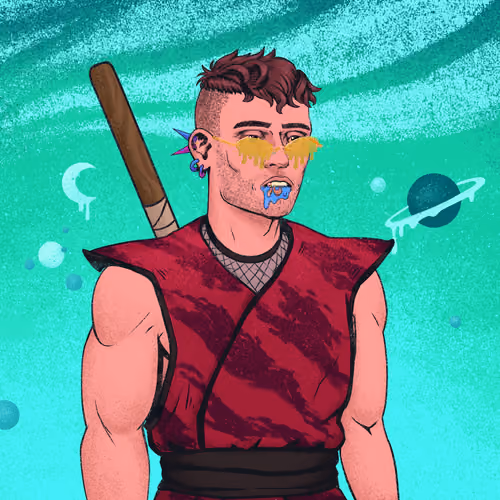 Tie Dye Ninja #6246