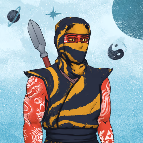 Tie Dye Ninja #2062