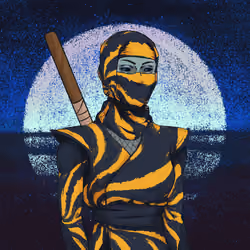 Tie Dye Ninja #6818