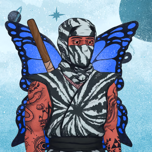 Tie Dye Ninja #145