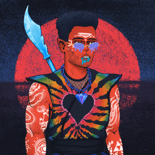 Tie Dye Ninja #7736