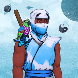 Tie Dye Ninja #702