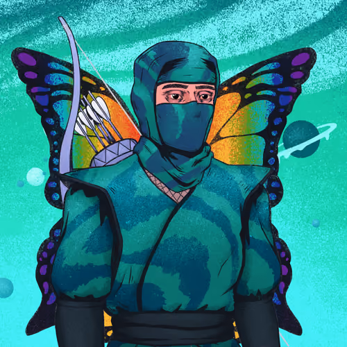 Tie Dye Ninja #1455