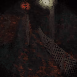 Scary night road