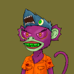 Horror Monke Yacht Club #218
