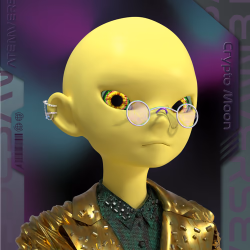 Atem NFT Passport - Crypto Moon 198