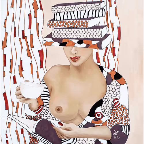 The Woman With The Books
