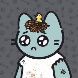 Uncool Cat #1418