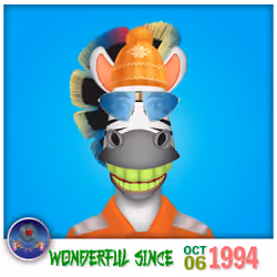 Zebra Birthday #5107